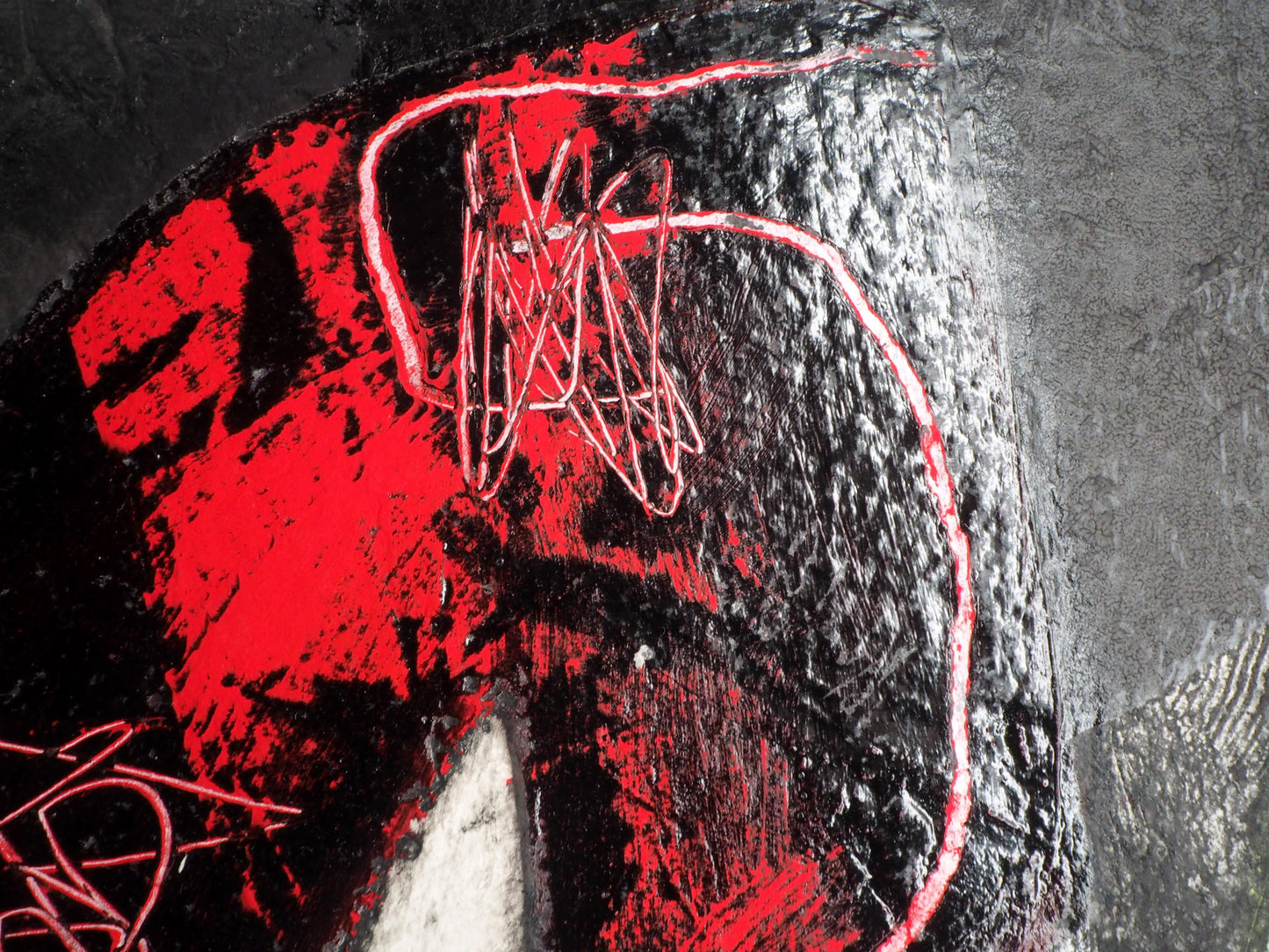LIONEL : Trace Rouge - Gravure originale signée