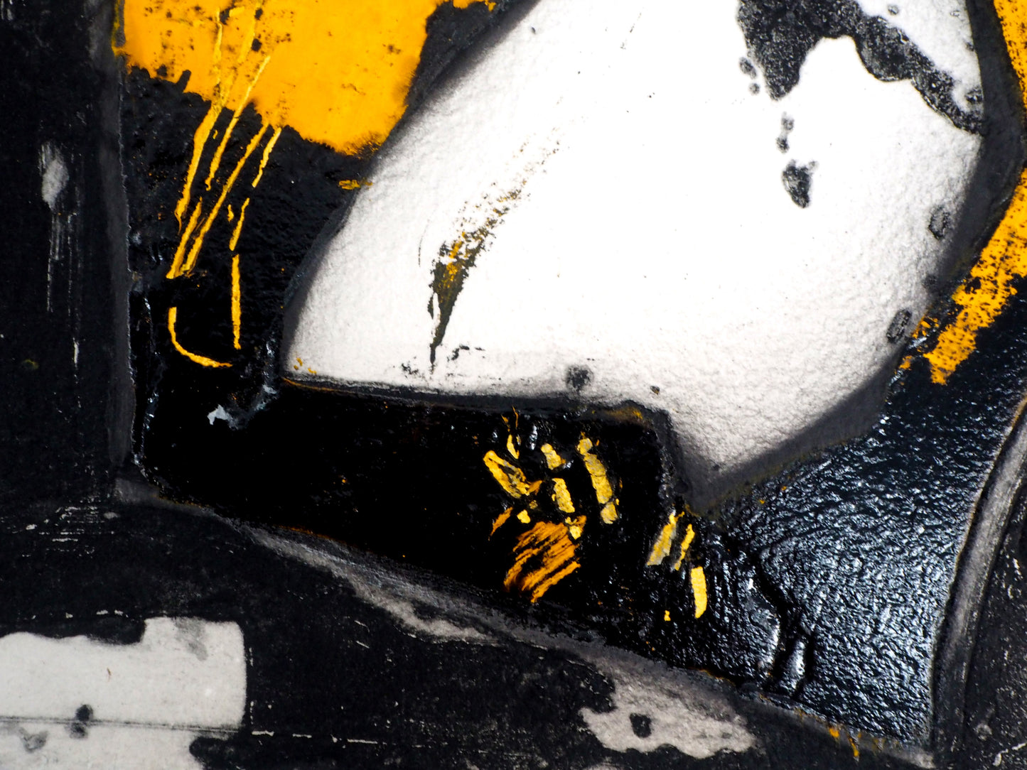 LIONEL : Trace Jaune - Gravure originale signée