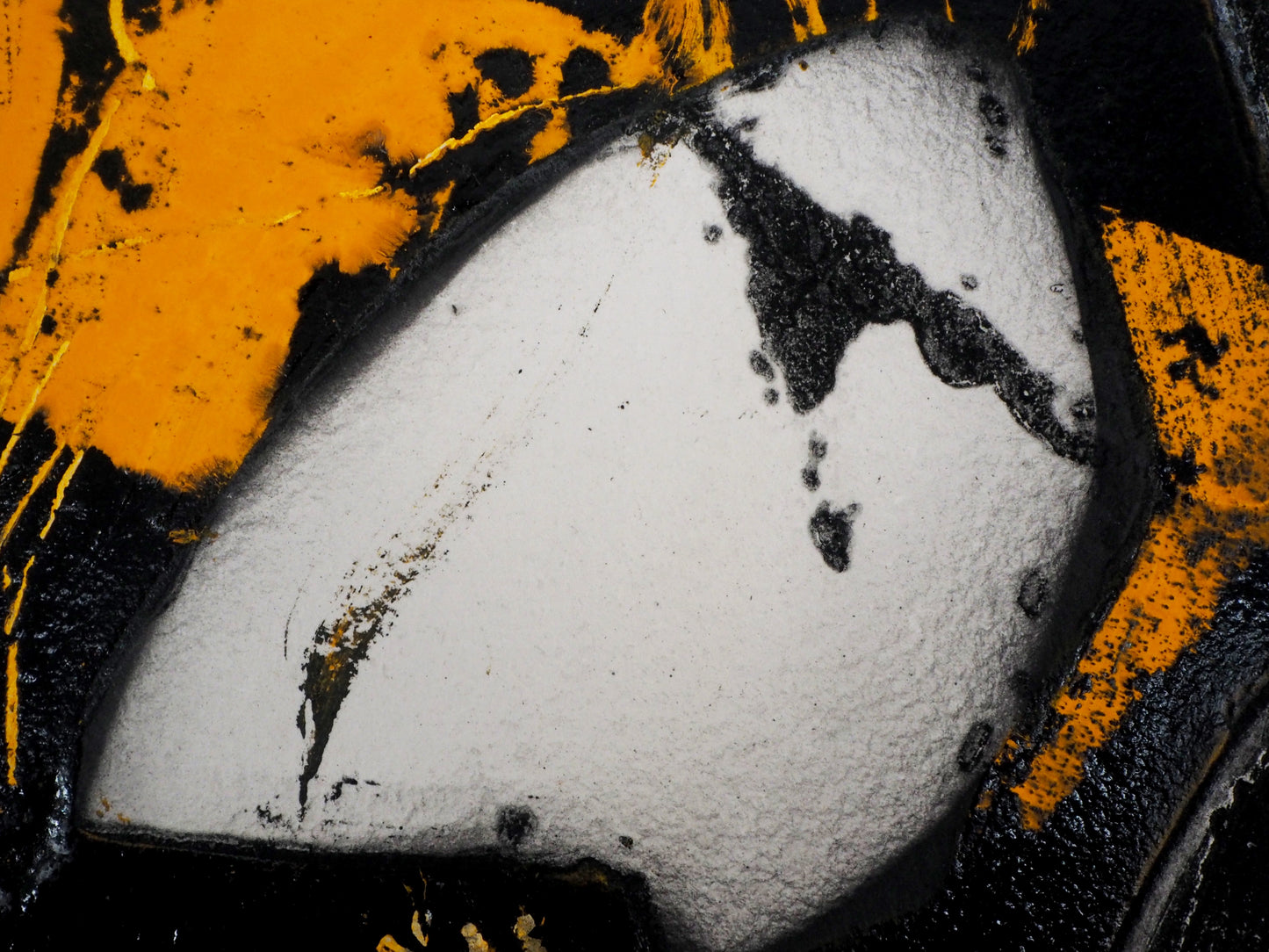 LIONEL : Trace Jaune - Gravure originale signée