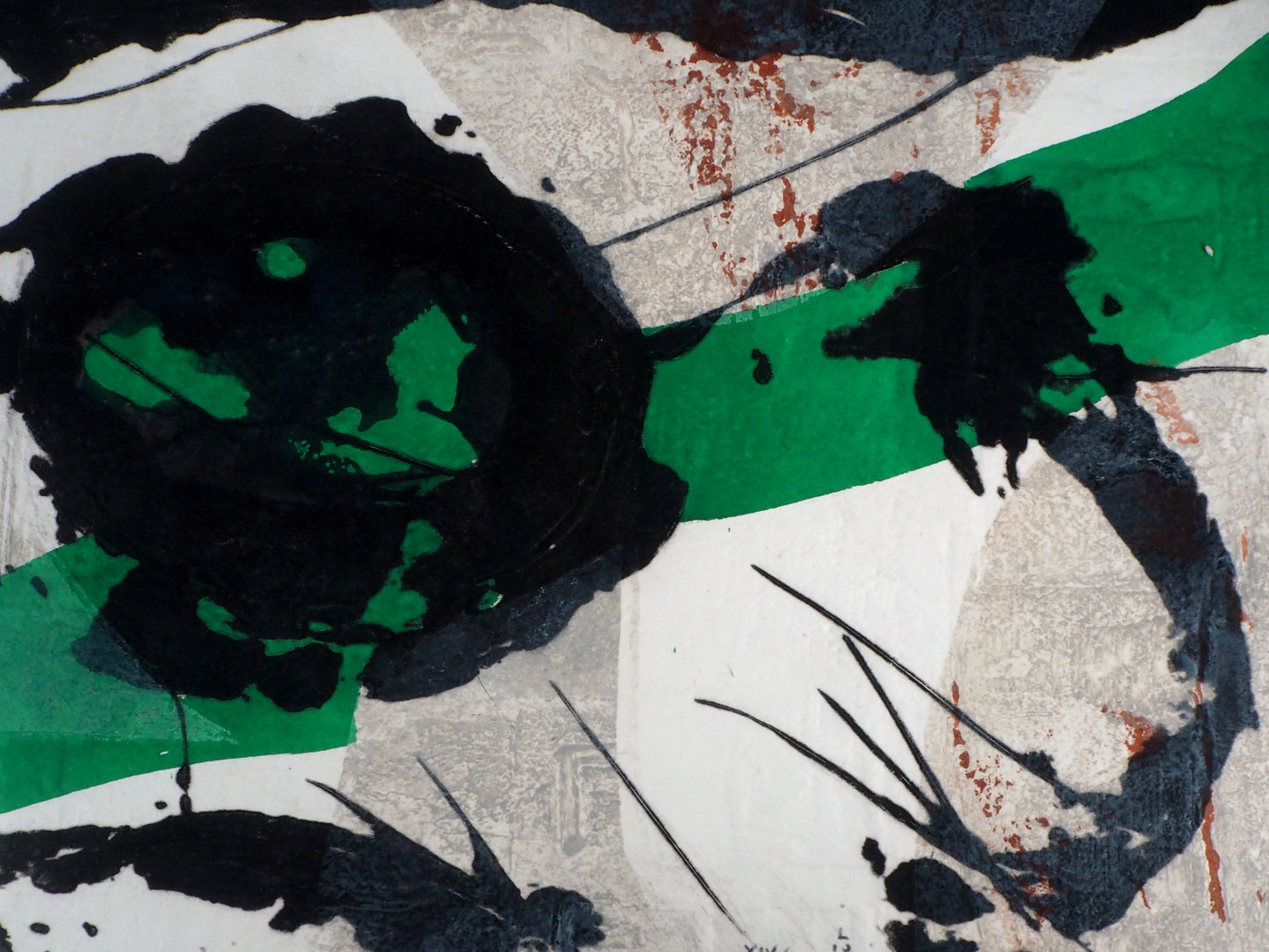 LIONEL : L'Origine du vert - Gravure originale signée