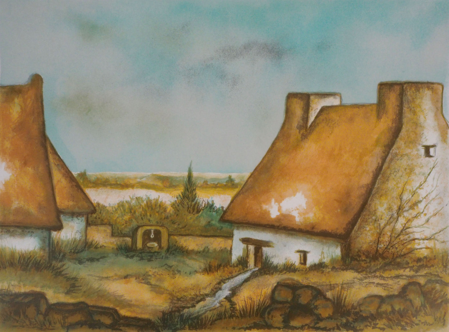 MADUZAC : Esprit de Bretagne - Lithographie originale signée