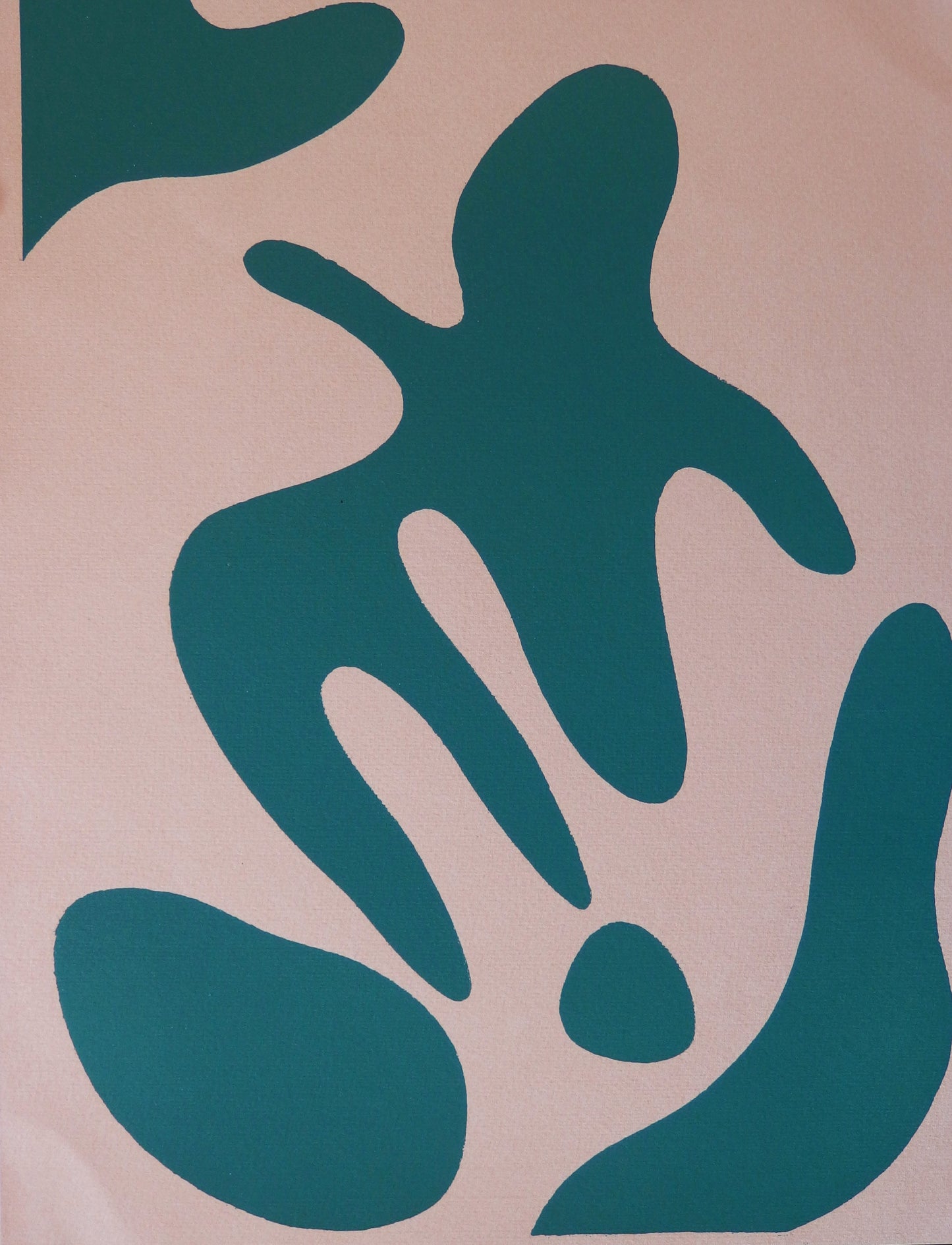 Jean ARP : Colombe - Bois gravé original