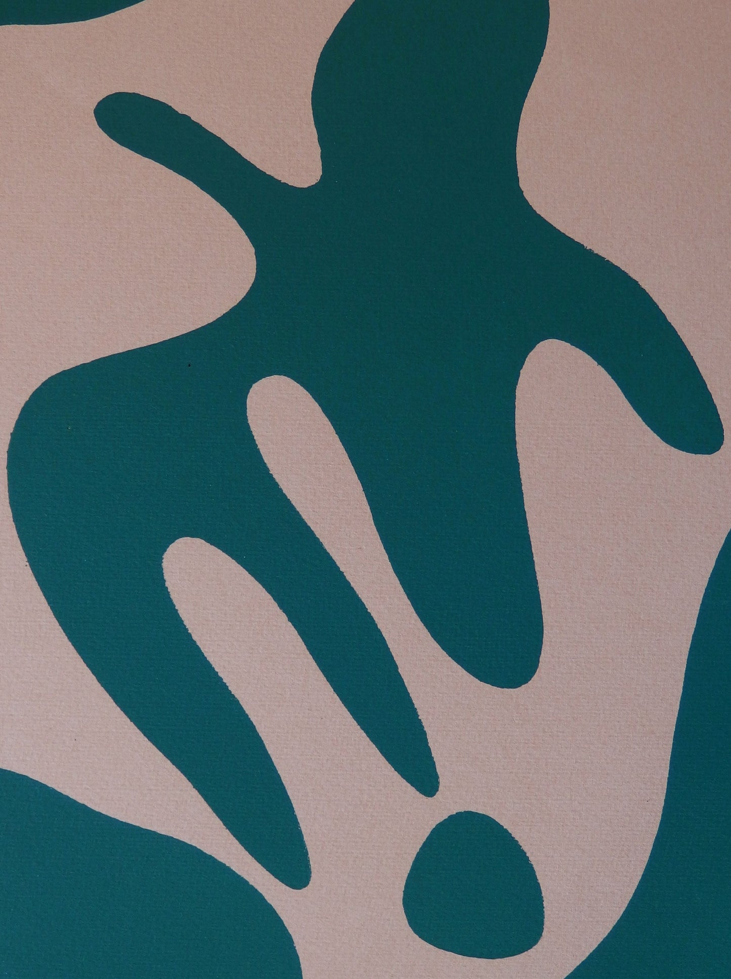 Jean ARP : Colombe - Bois gravé original
