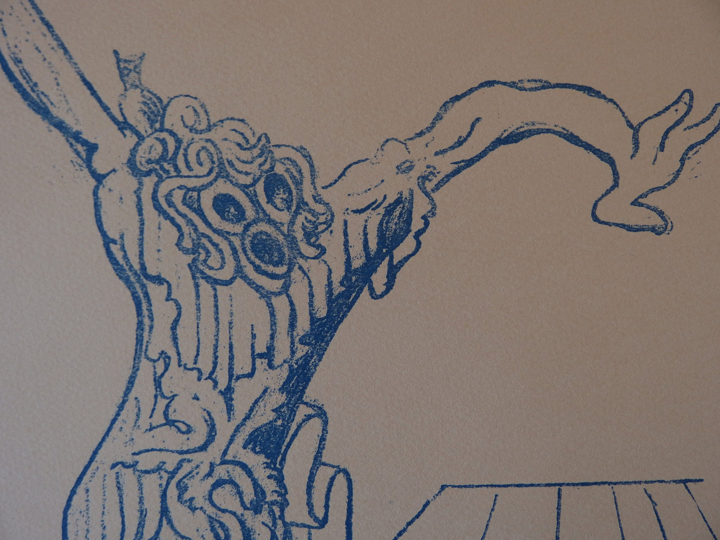 Max ERNST : Elektra - Lithographie originale signée