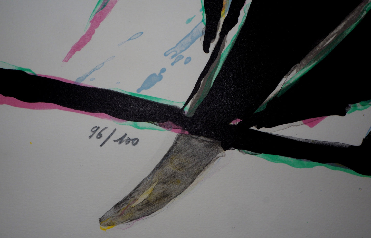 Jacques POLI : Cohérence abstraite - Lithographie originale signée