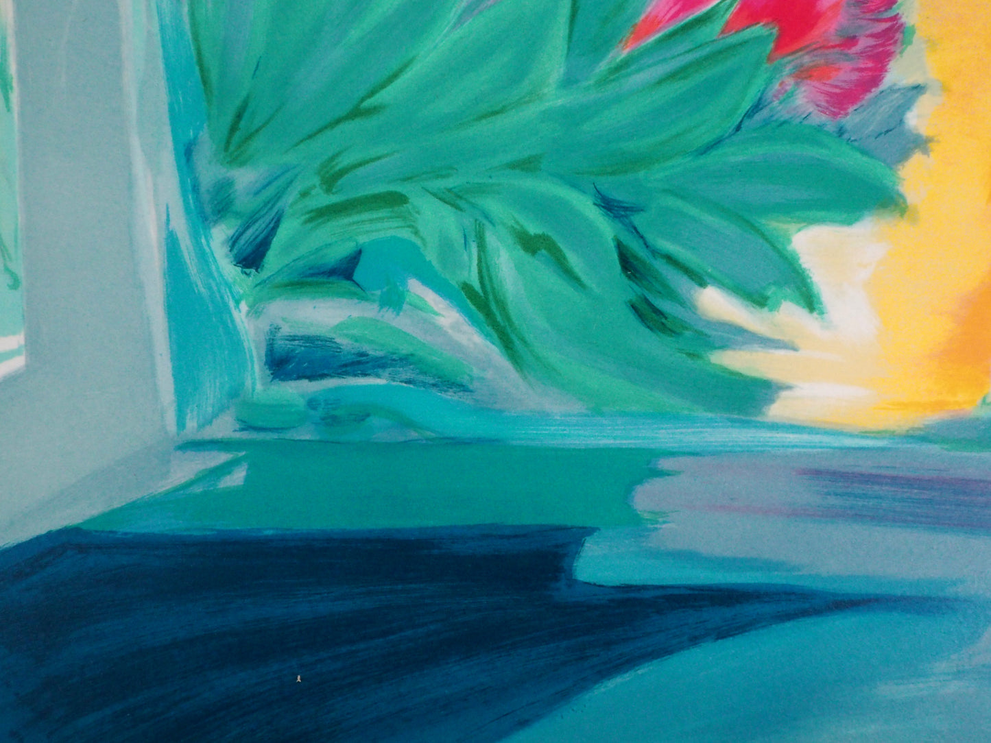 Claude HEMERET: Primavera, el valle florido - Litografía original firmada