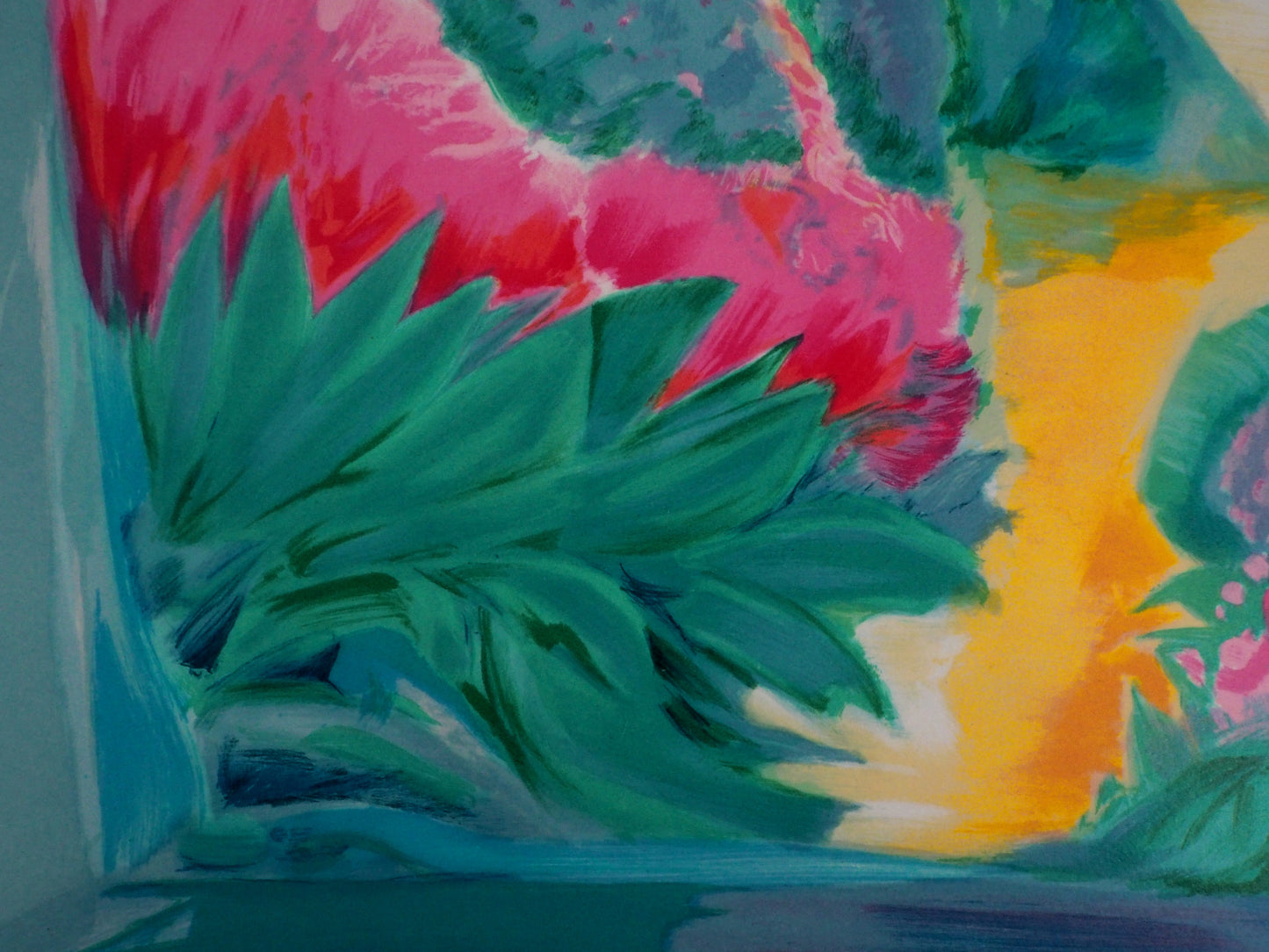 Claude HEMERET: Primavera, el valle florido - Litografía original firmada