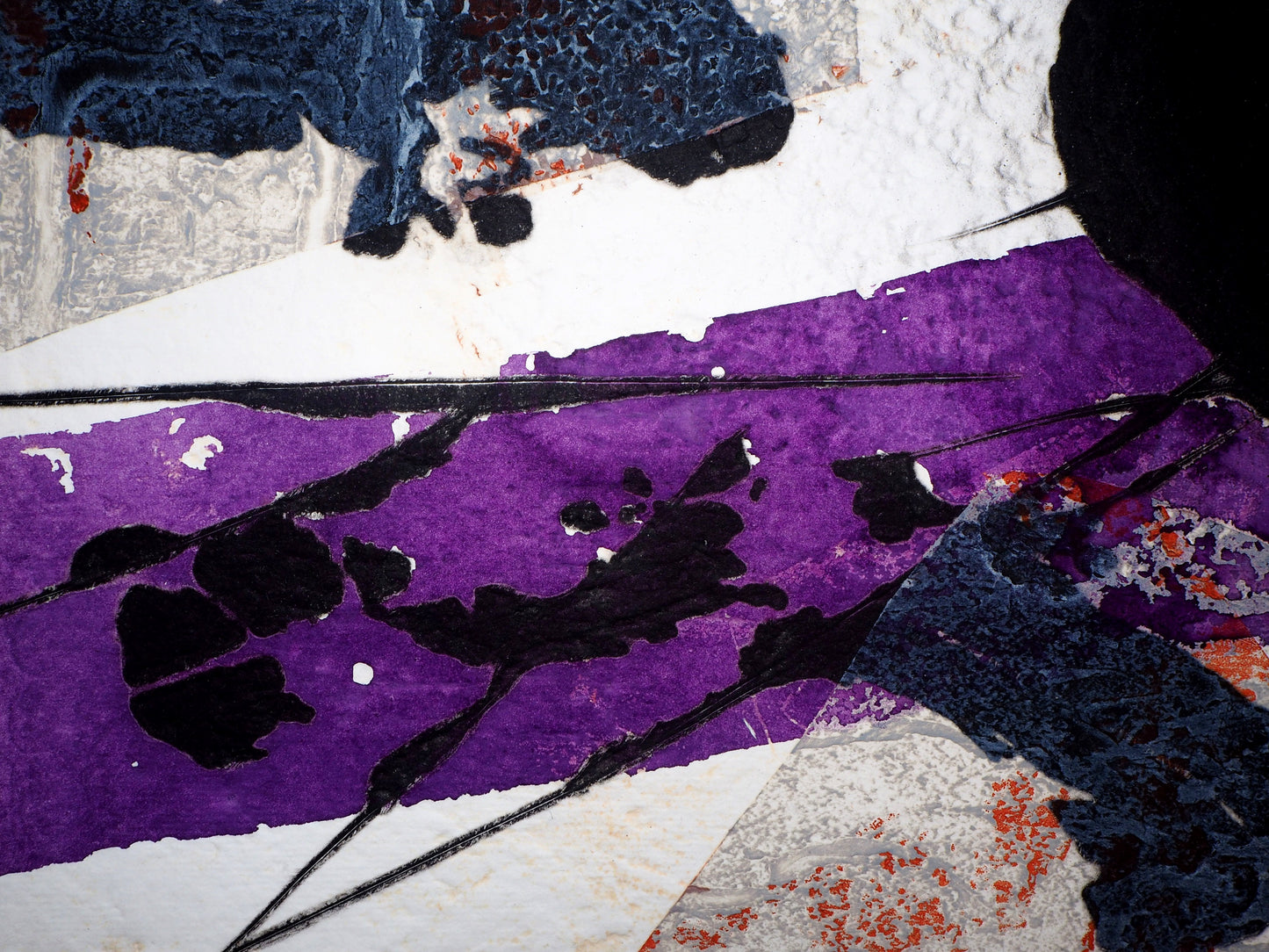 LIONEL : L'origine du violet - Gravure originale signée