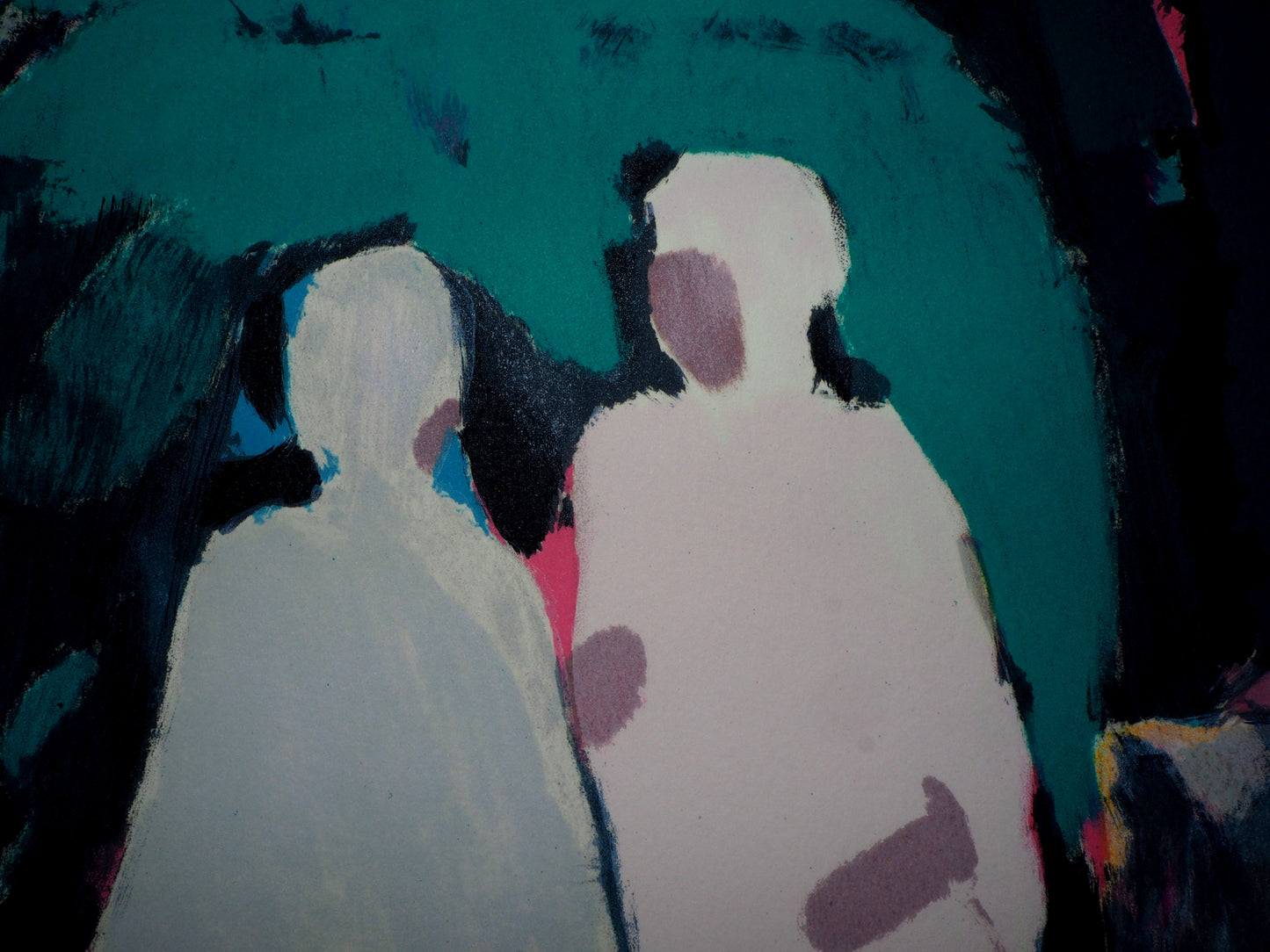 Gabriel GODARD : La promenade - Lithographie originale signée