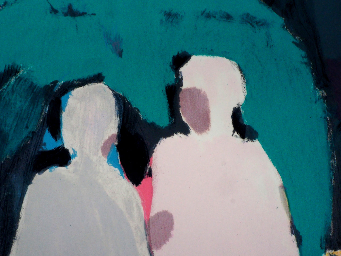Gabriel GODARD : La promenade - Lithographie originale signée