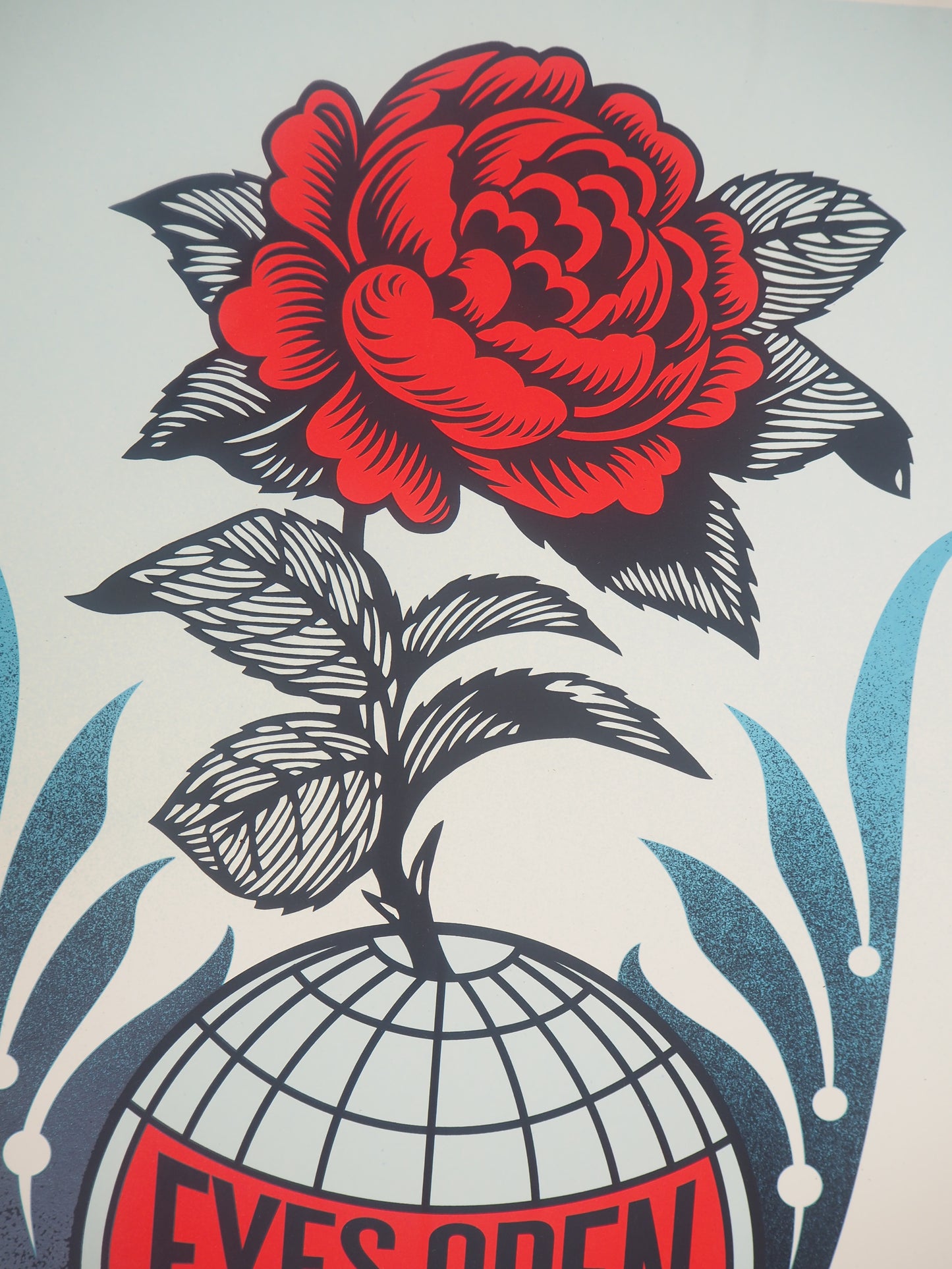 Shepard FAIREY (OBEY) : Eyes Open - Lithographie originale signée