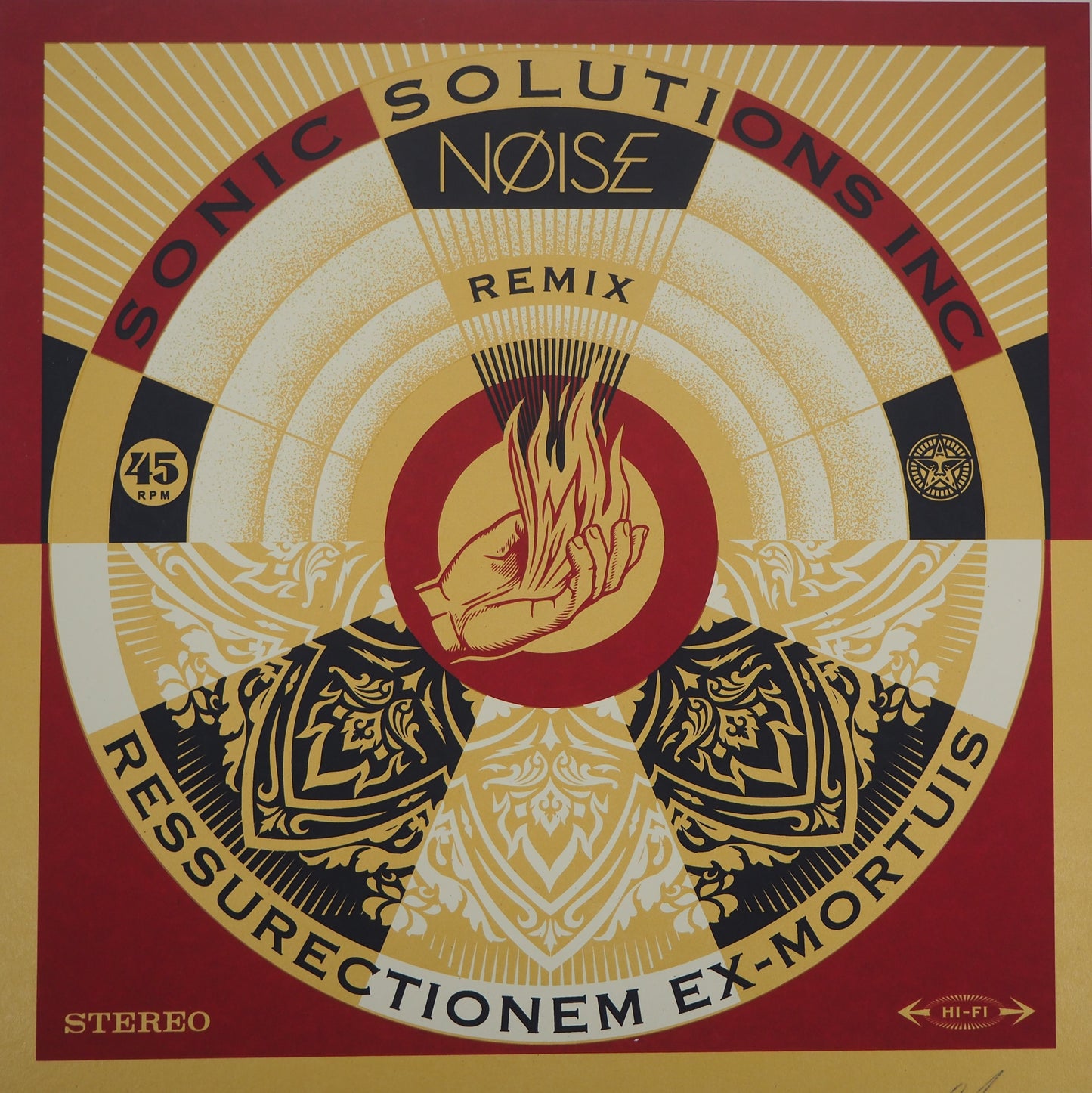 Shepard FAIREY (OBEY) : Noise Remix - Lithographie originale signée