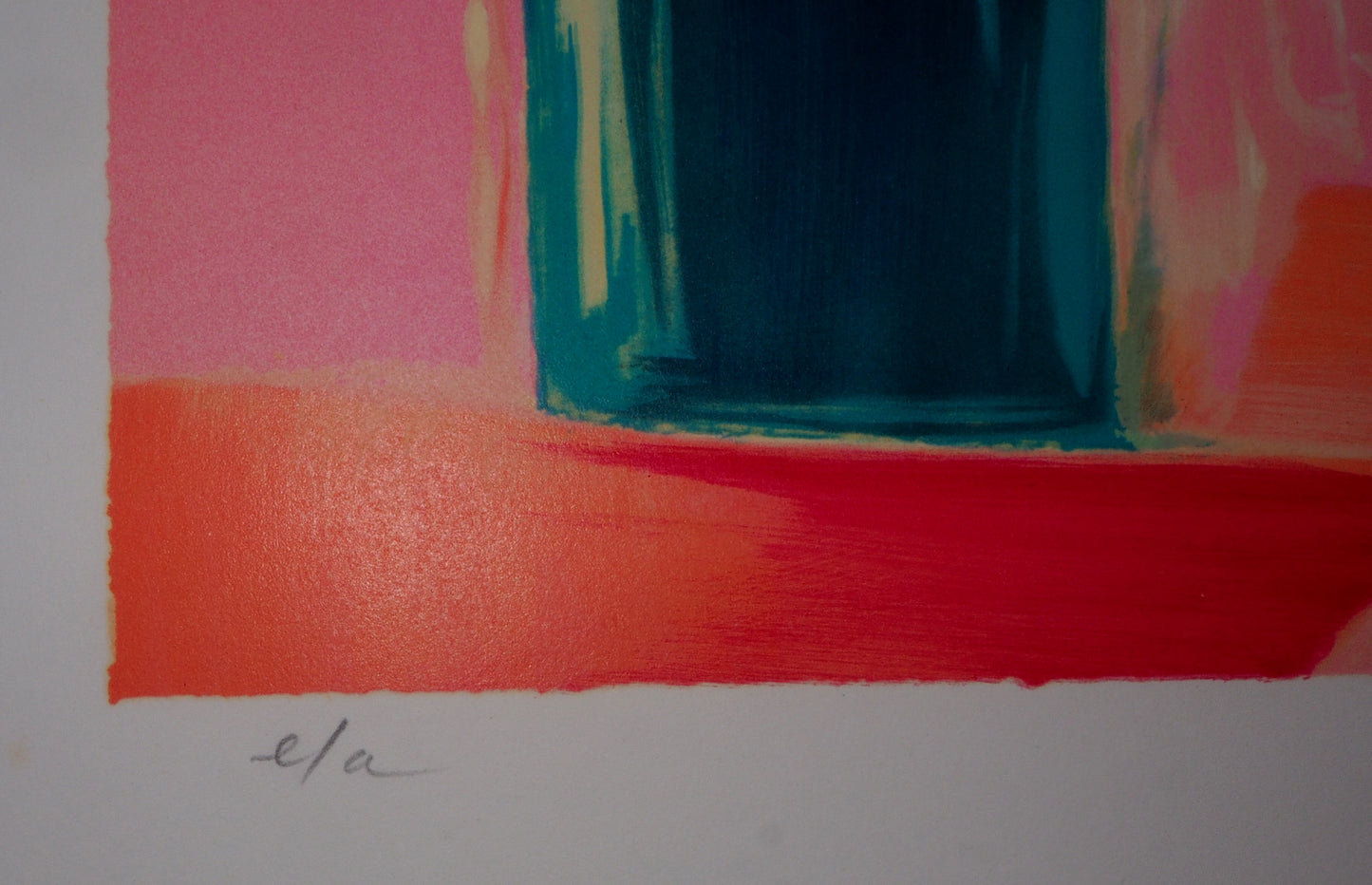 Claude HEMERET: Ventana al Mediterráneo - Litografía original firmada