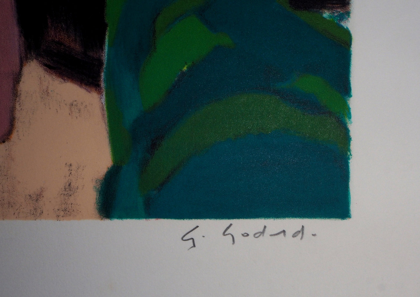 Gabriel GODARD : Retour du marché - Lithographie originale signée
