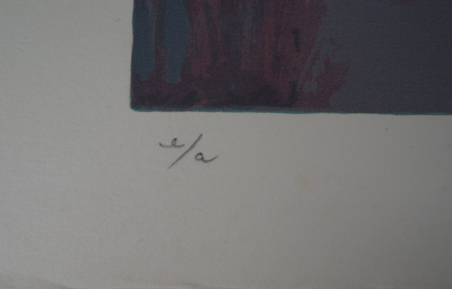 Claude HEMERET: Jarrón blanco - Litografía original firmada