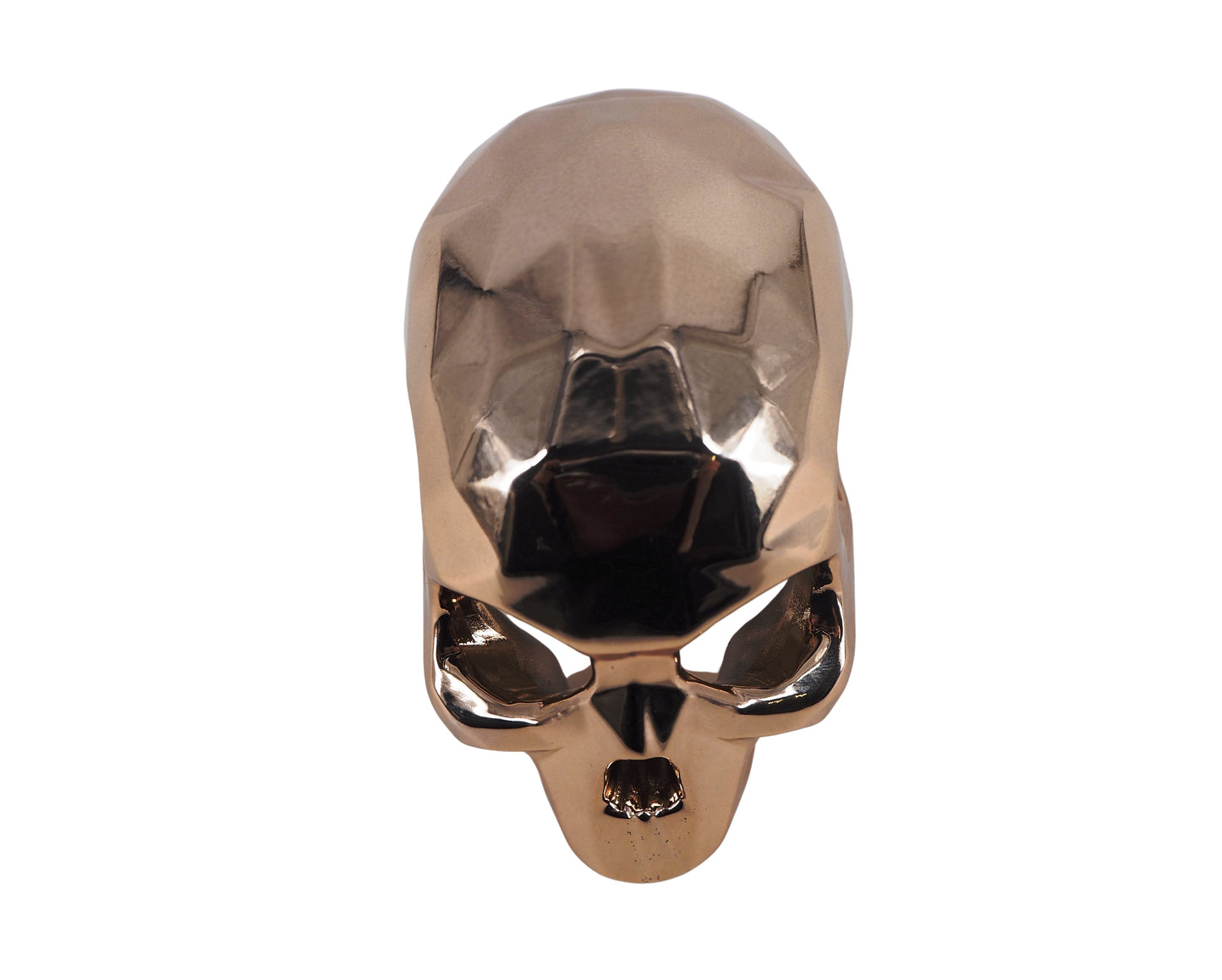 Richard ORLINSKI : Skull (Gold edition) - Sculpture originale
