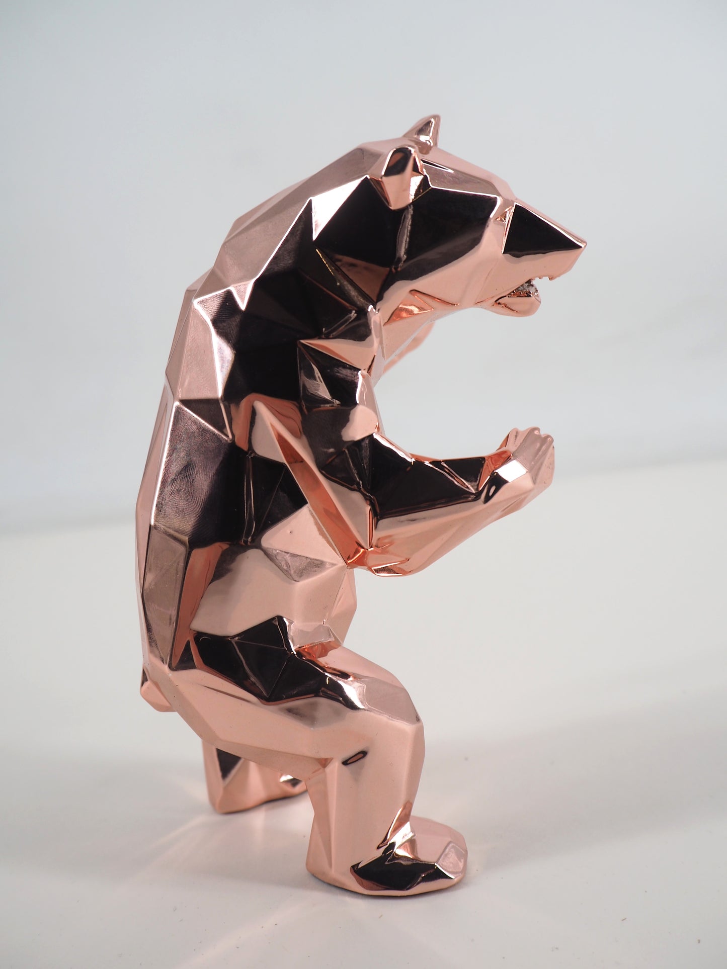 Richard ORLINSKI : Standing Bear (Pink gold edition) - Sculpture originale