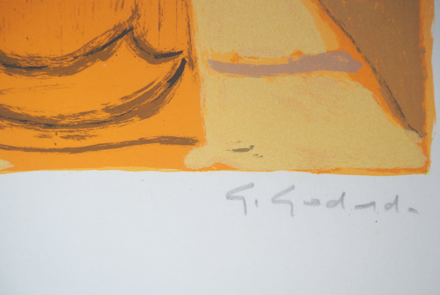 Gabriel GODARD : Les passiflores - Lithographie originale signée