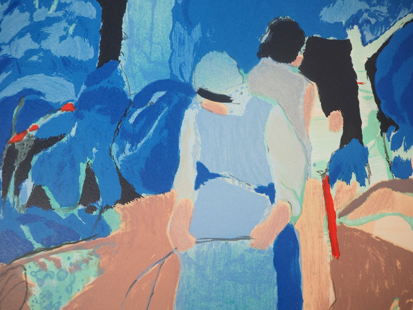 Gabriel GODARD : Rêverie - Lithographie originale signée