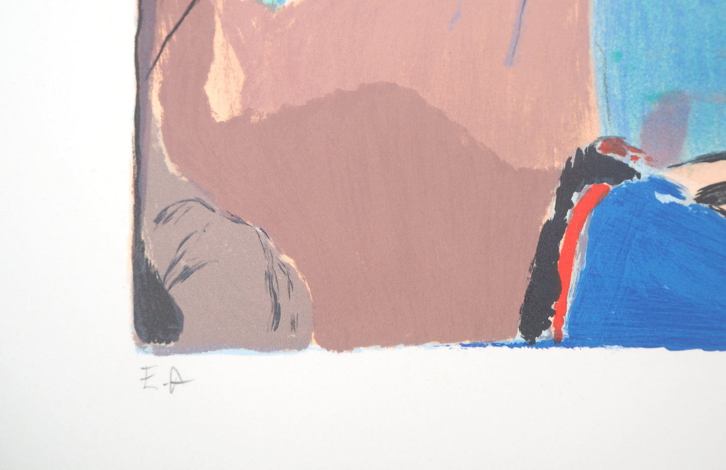 Gabriel GODARD : Rêverie - Lithographie originale signée