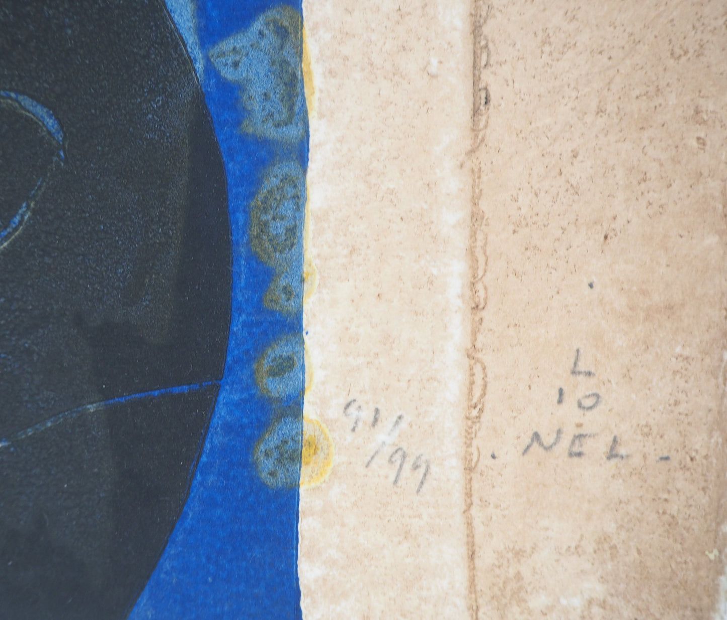 LIONEL : Voie lactée - Gravure originale signée