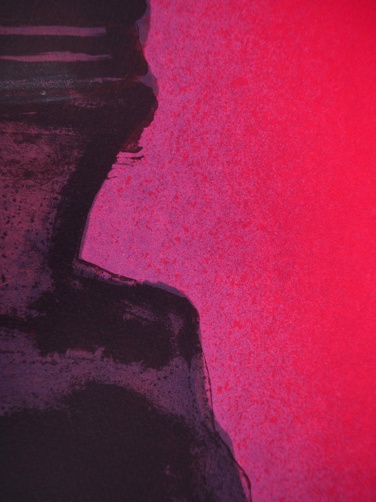 Claude HASTAIRE : Egypte, le Sphinx rose - Lithographie originale signée
