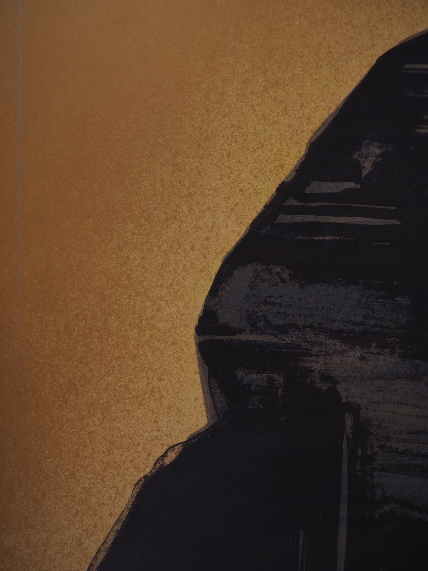 Claude HASTAIRE : Egypte, le Sphinx jaune - Lithographie originale signée 3e état