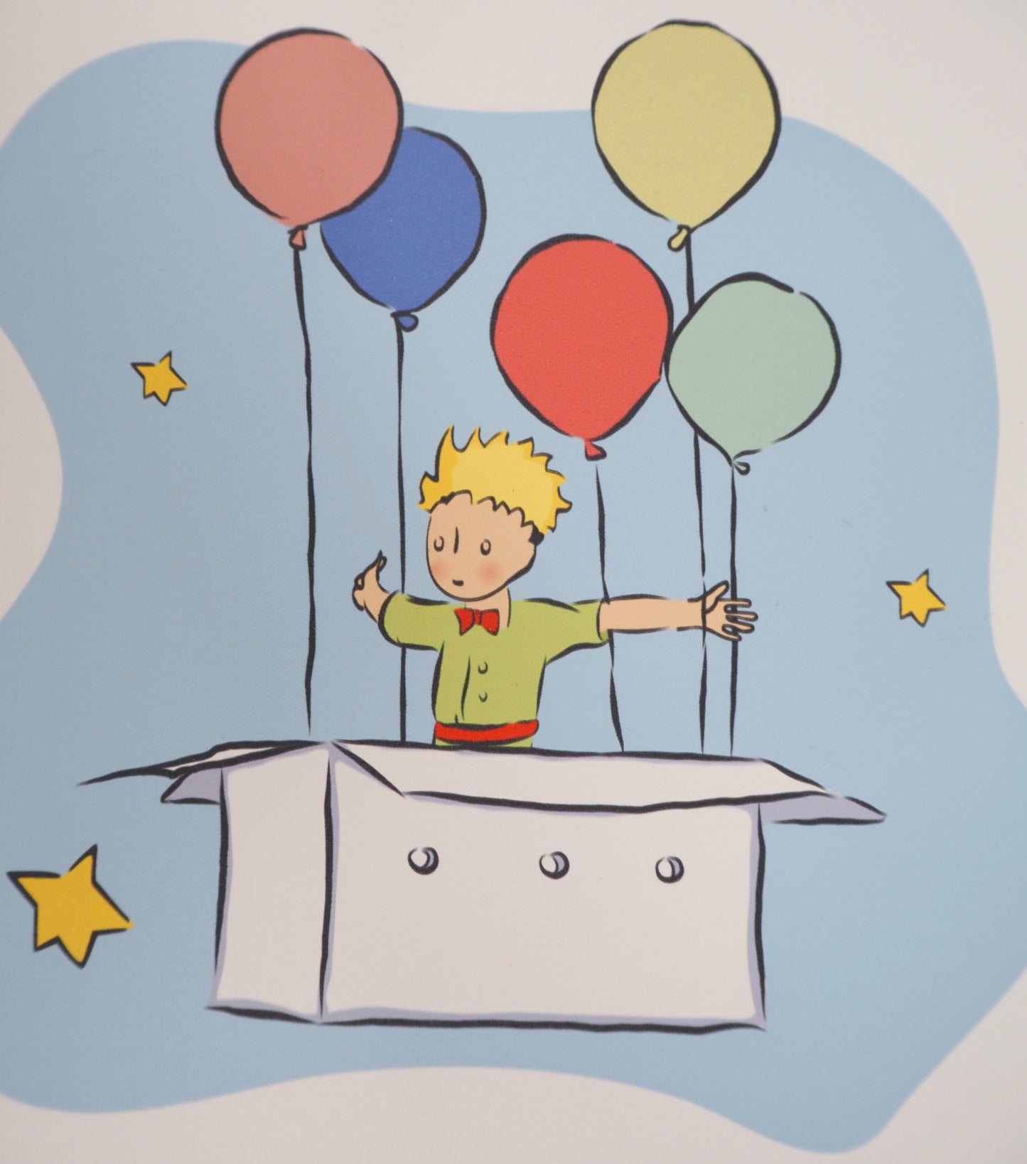 Antoine DE SAINT EXUPERY : L'anniversaire du Petit Prince - Lithographie