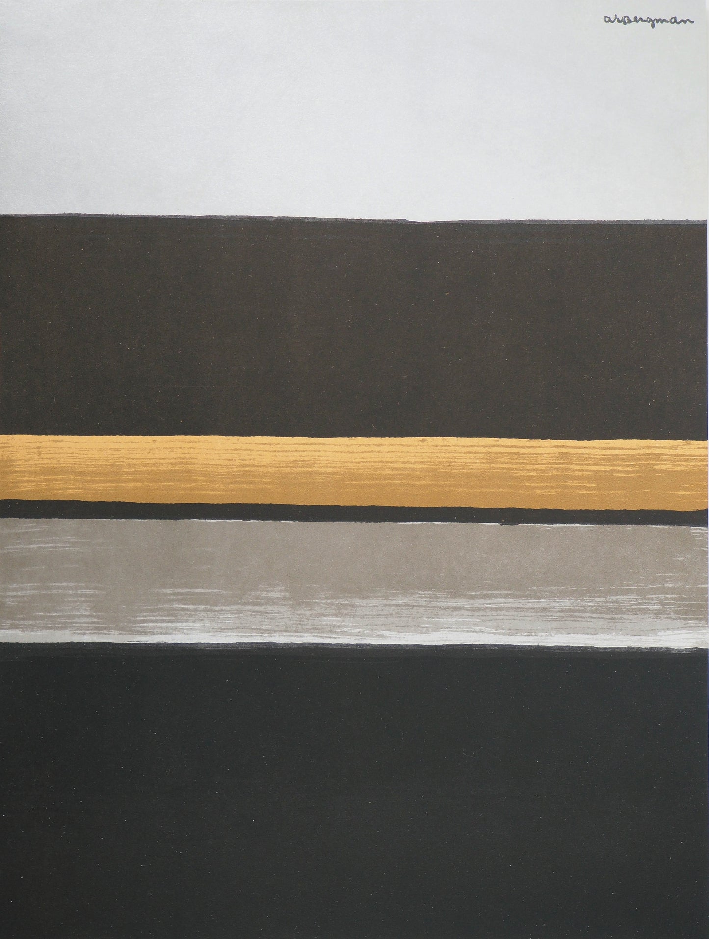 Anna Eva BERGMAN : Navigation - Lithographie originale signée