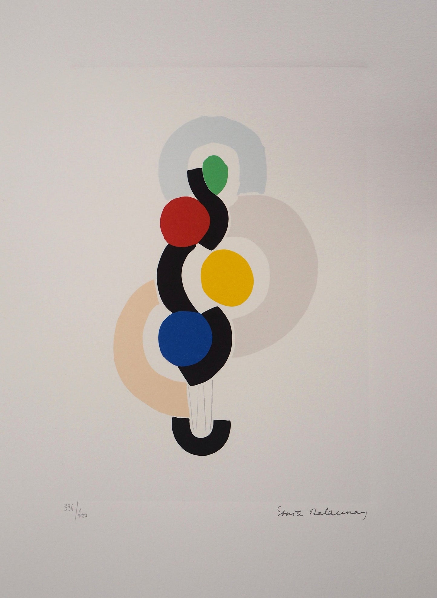 Sonia DELAUNAY : Rythme et Danse - Lithographie signée