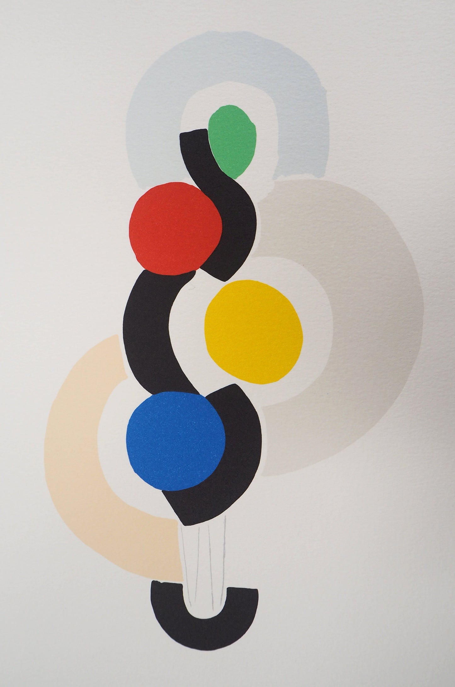 Sonia DELAUNAY : Rythme et Danse - Lithographie signée