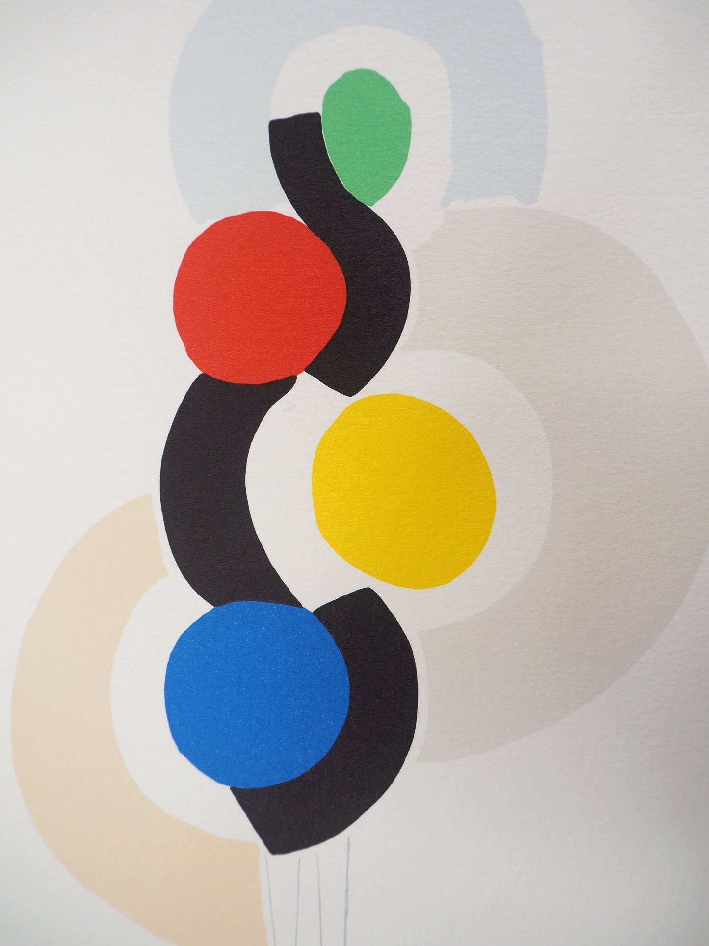 Sonia DELAUNAY : Rythme et Danse - Lithographie signée