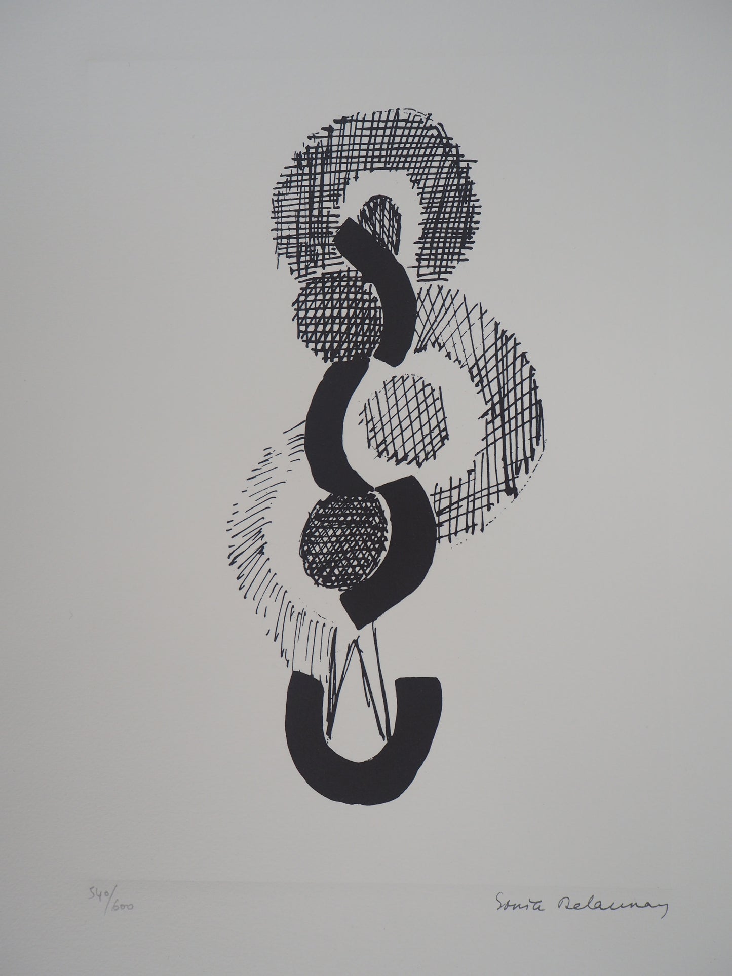 Sonia DELAUNAY : Danse, Rythme sans fin - Lithographie signée