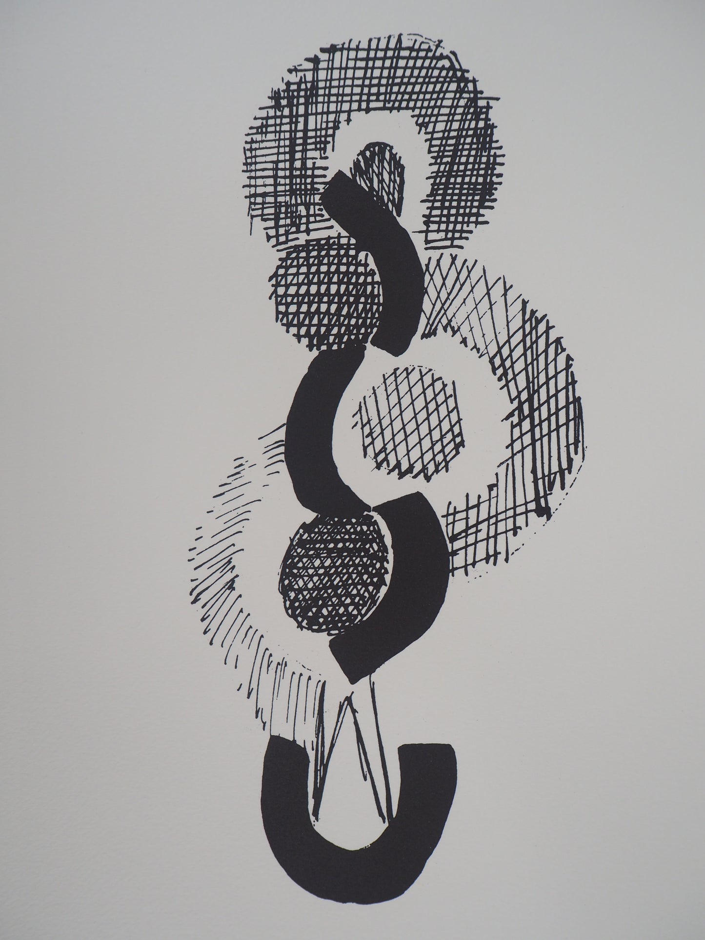 Sonia DELAUNAY : Danse, Rythme sans fin - Lithographie signée