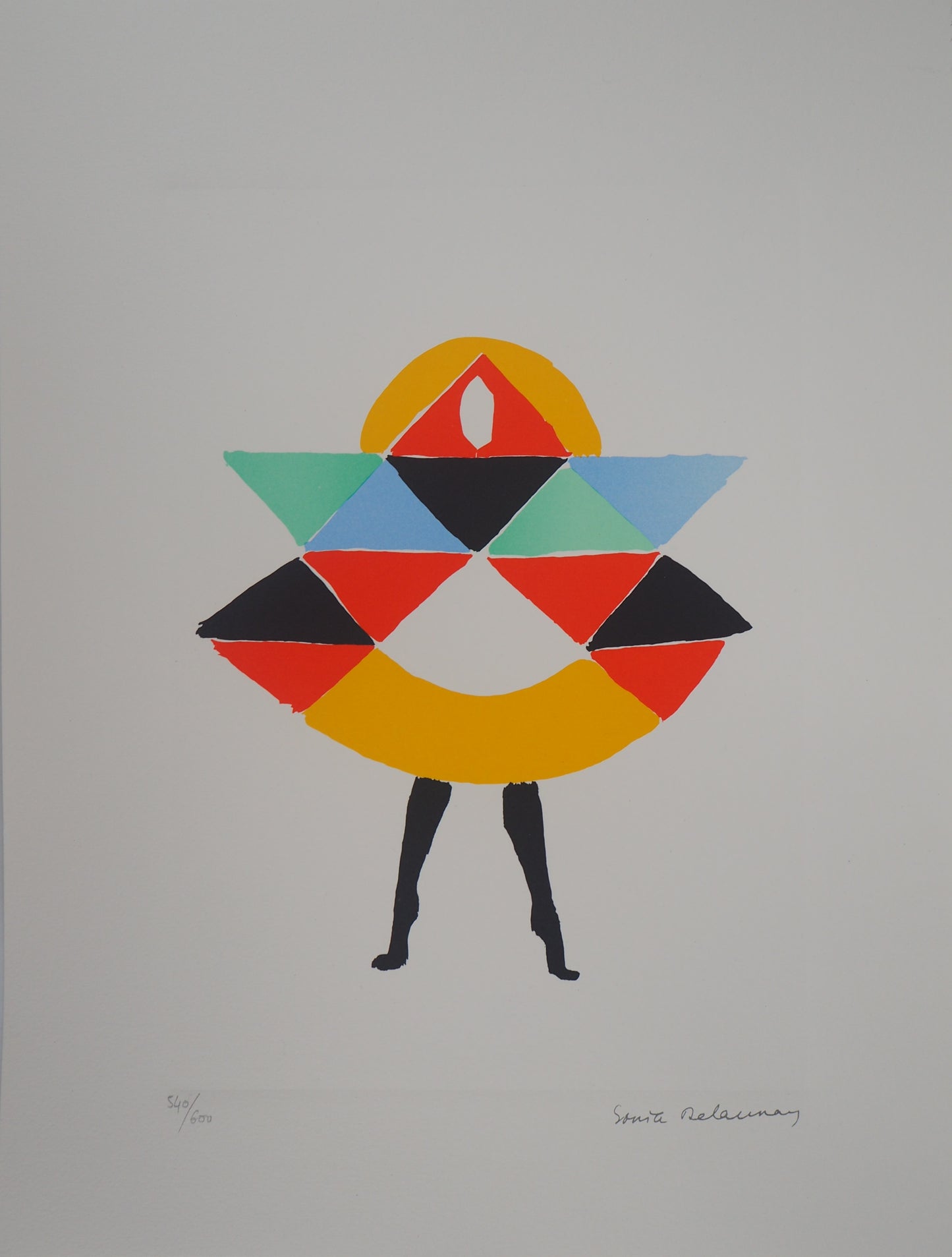 Sonia DELAUNAY : Carnaval - Lithographie signée