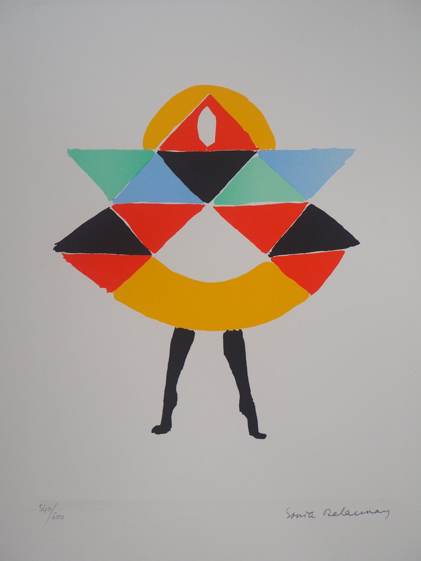 Sonia DELAUNAY : Carnaval - Lithographie signée