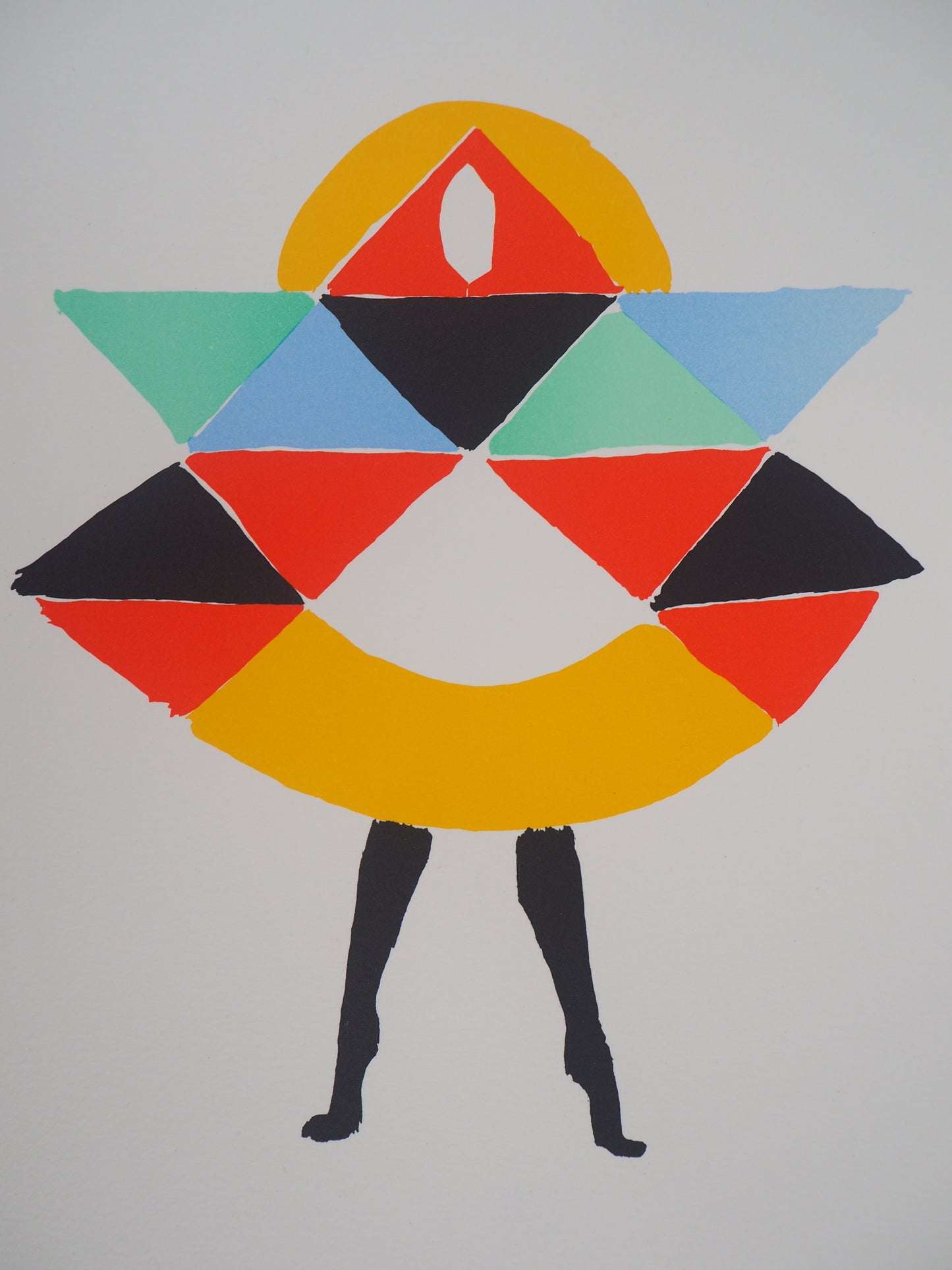 Sonia DELAUNAY : Carnaval - Lithographie signée