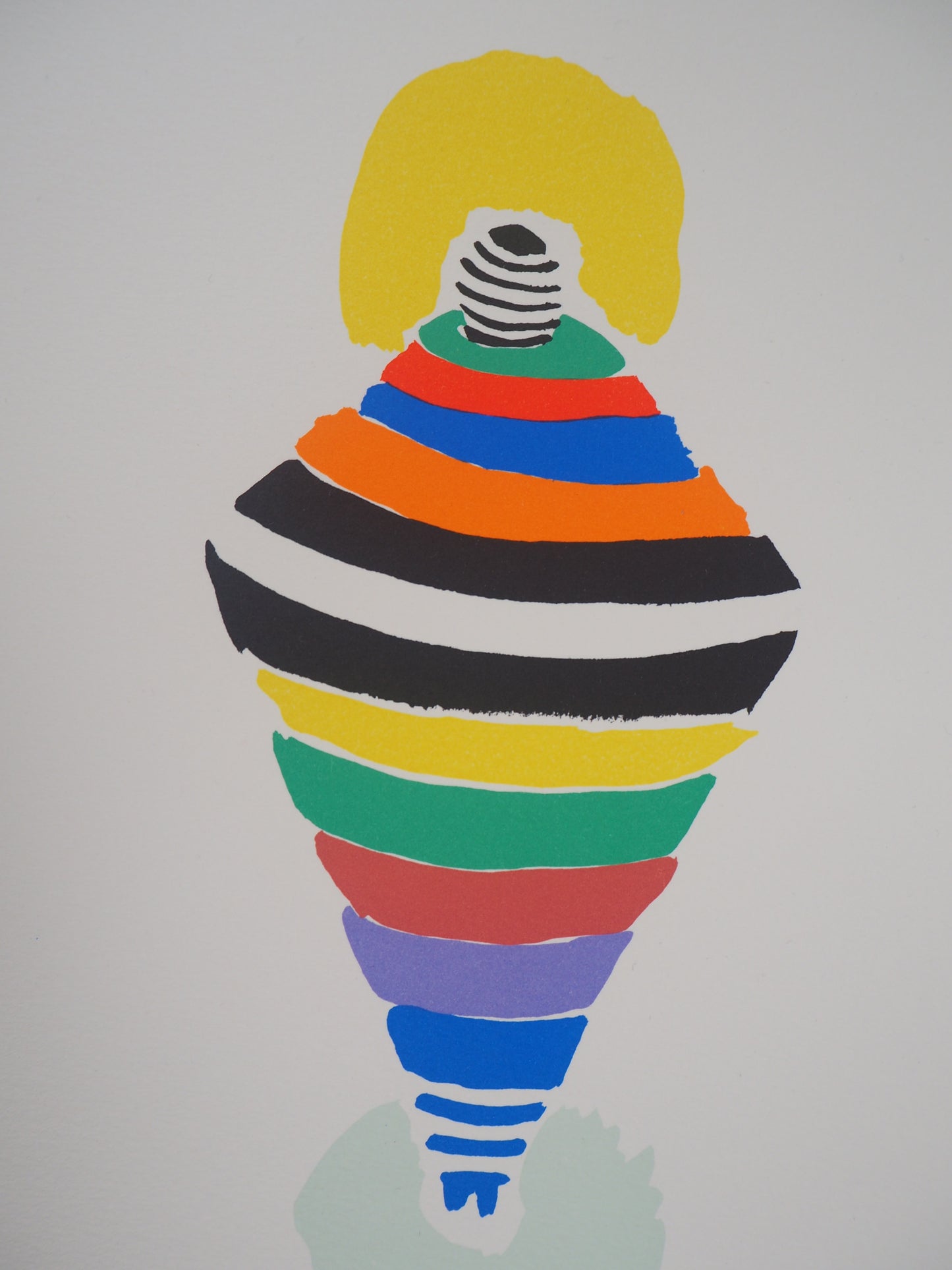 Sonia DELAUNAY : Robe-toupie, Rio - Lithographie signée
