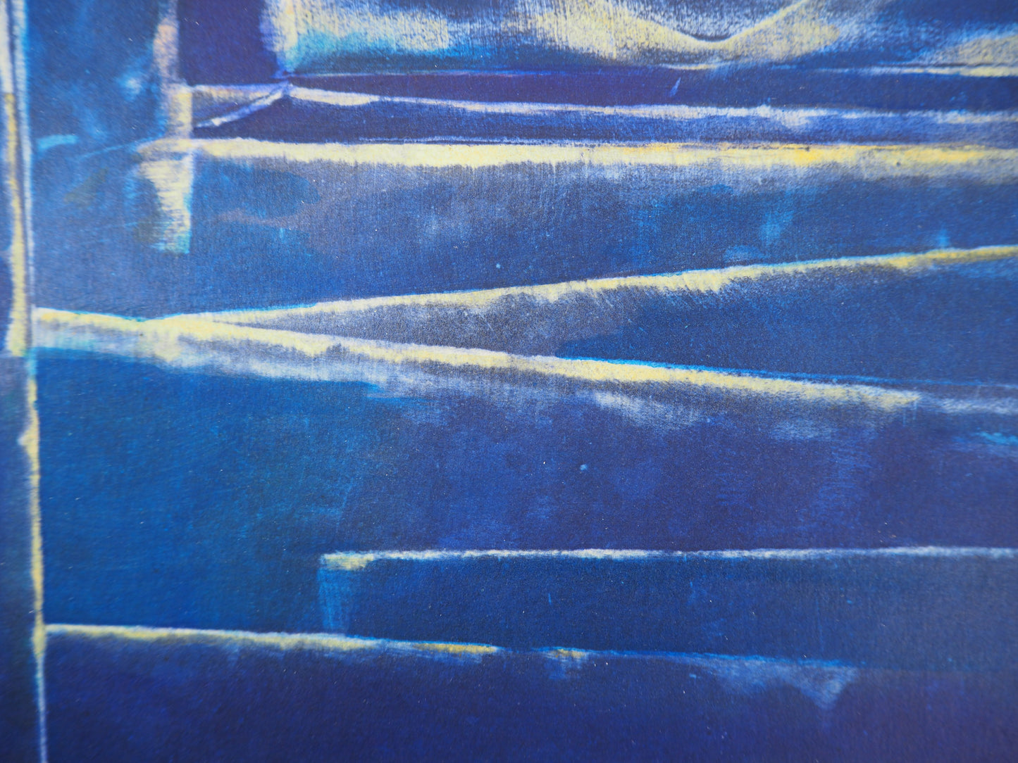 Max ERNST : Composition au vase bleu - Pochoir original