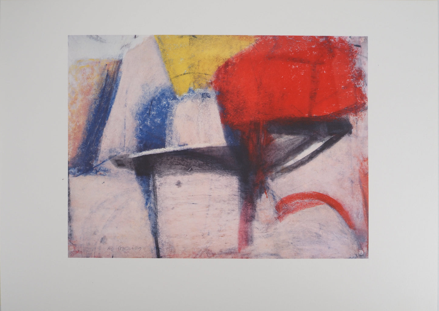 Willem DE KOONING : Paysage fauve - Lithographie signée