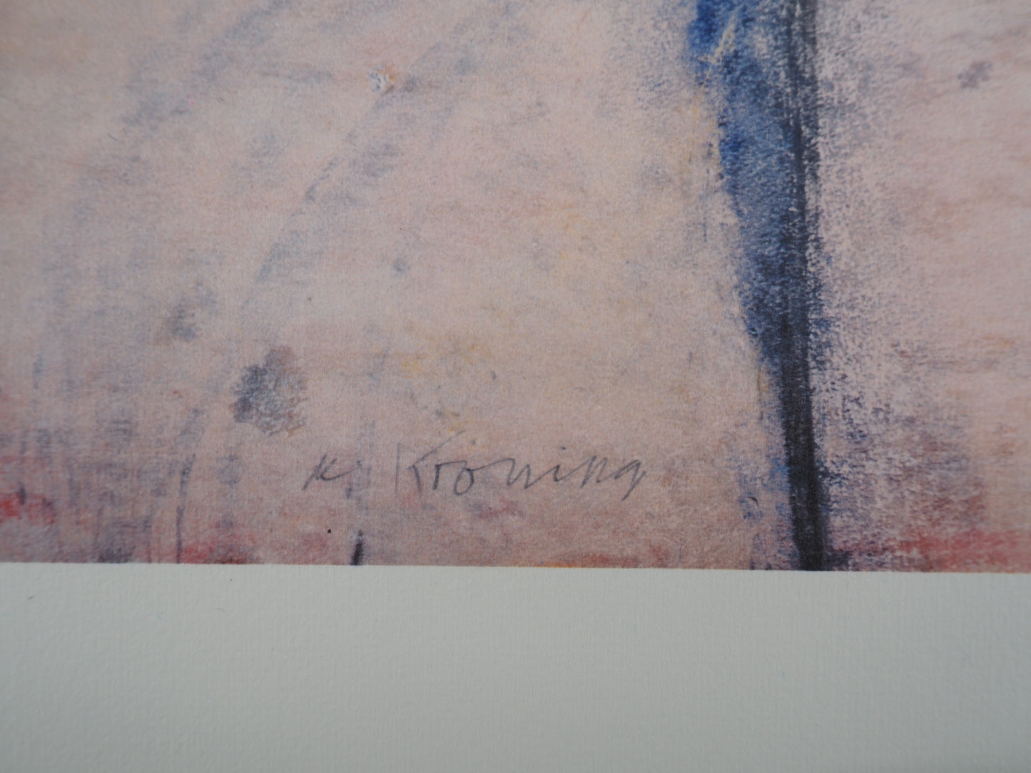 Willem DE KOONING : Paysage fauve - Lithographie signée