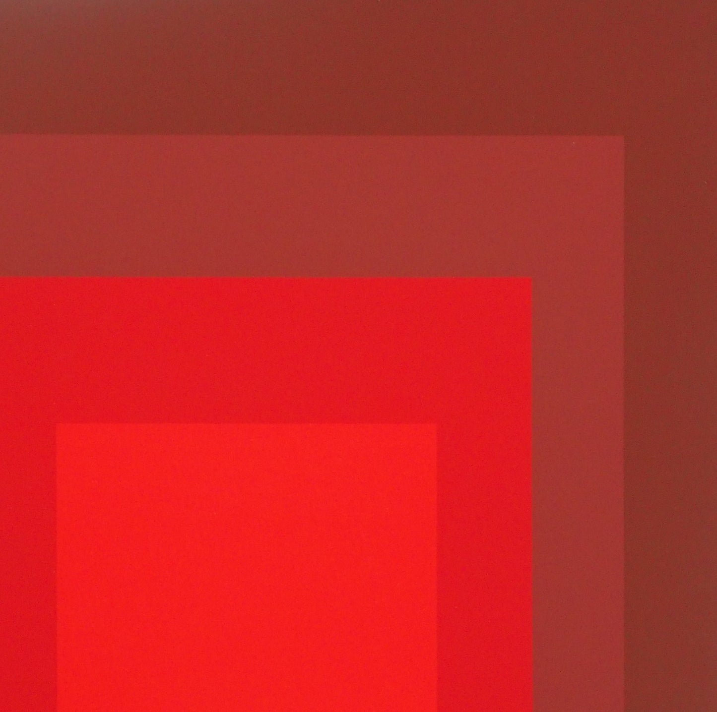 Josef ALBERS : Homage to the square, R I d 5 - Sérigraphie en couleurs