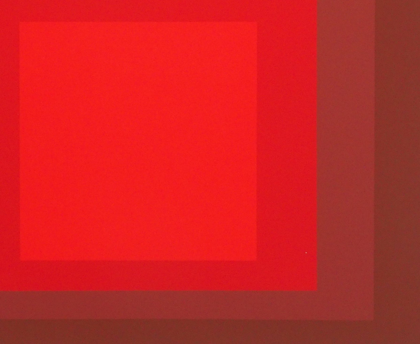 Josef ALBERS : Homage to the square, R I d 5 - Sérigraphie en couleurs