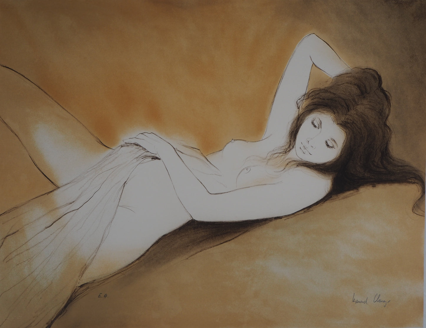 Bernard CHAROY : Isabelle - Lithographie originale signée