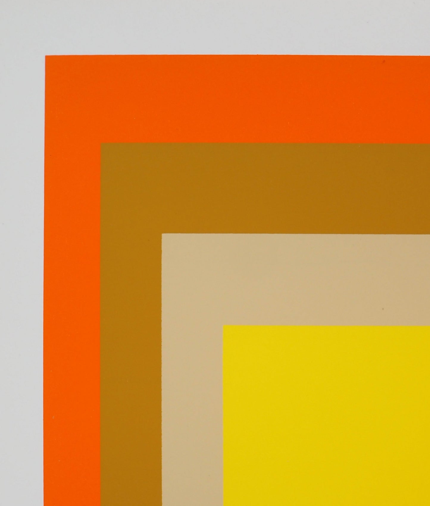 Josef ALBERS : Homage to the square, Yes Sir - Sérigraphie en couleurs