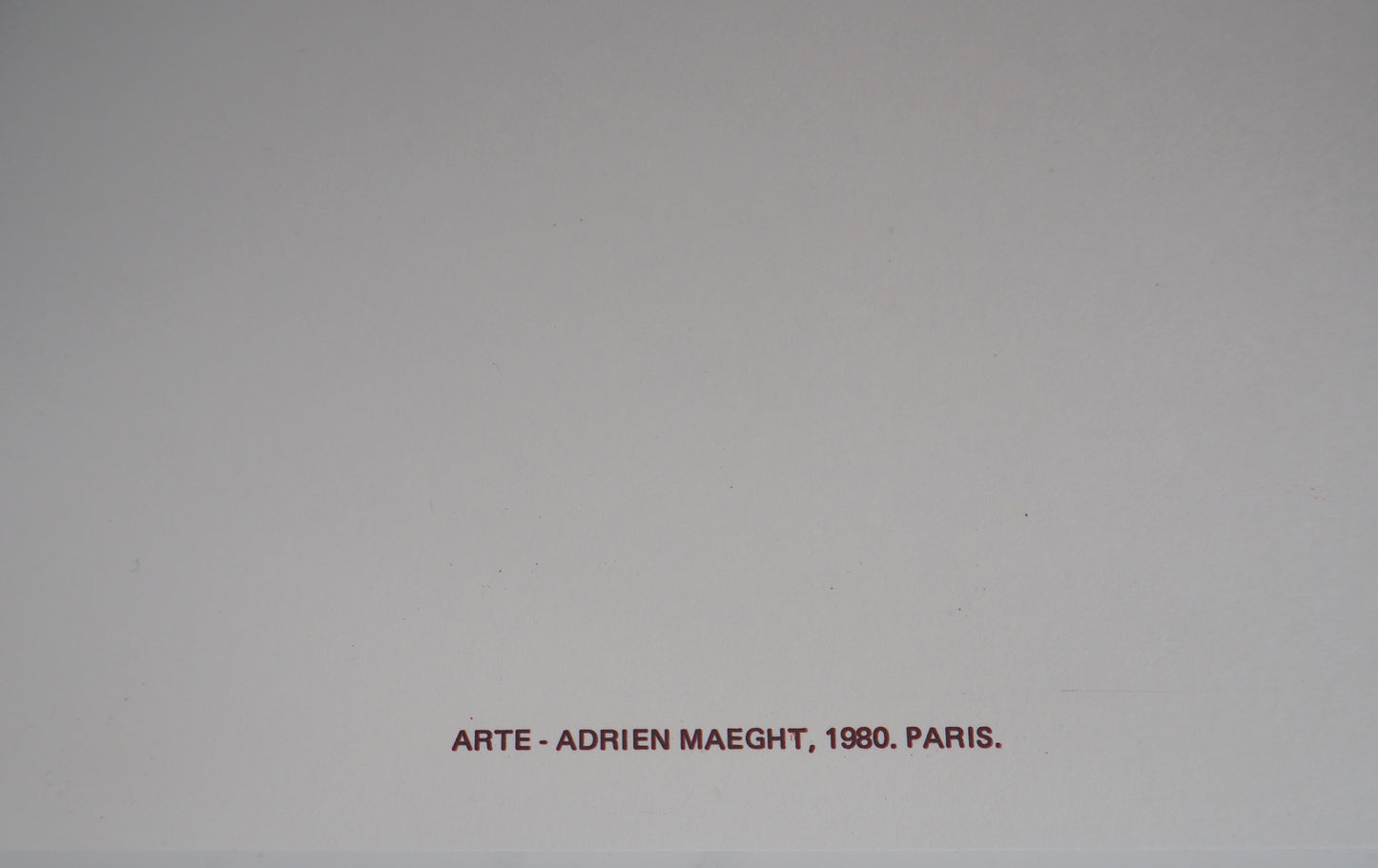 Pierre ALECHINSKY : Exposition 1982 - Lithographie signée