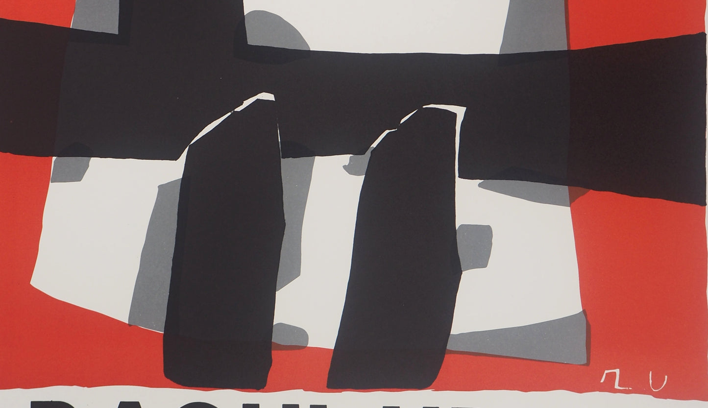 Raoul UBAC : Expo 1950 - Lithographie signée