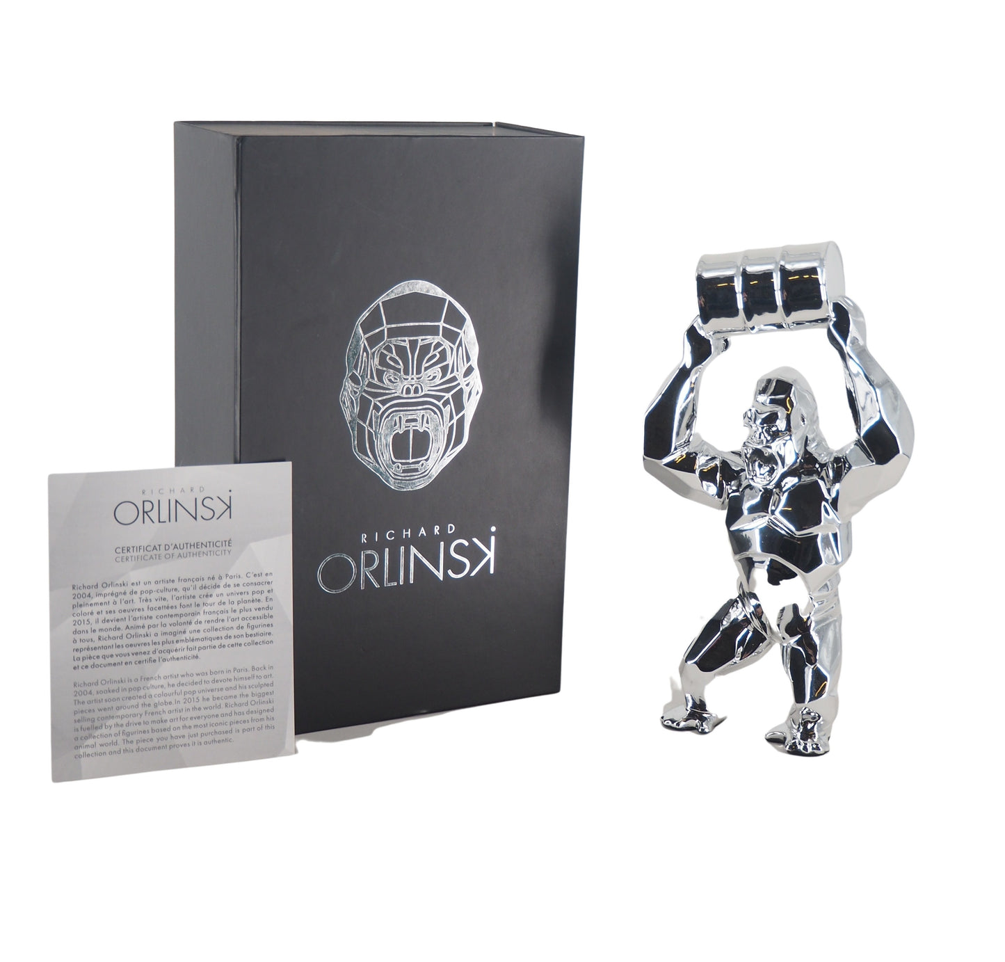 Richard ORLINSKI : Kong Oil Spirit (Silver edition) - Sculpture originale