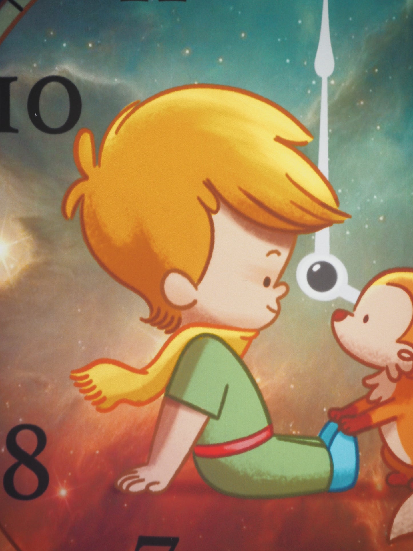 Antoine DE SAINT EXUPERY / Jordi NEF : L'horloge du Petit Prince - Lithographie