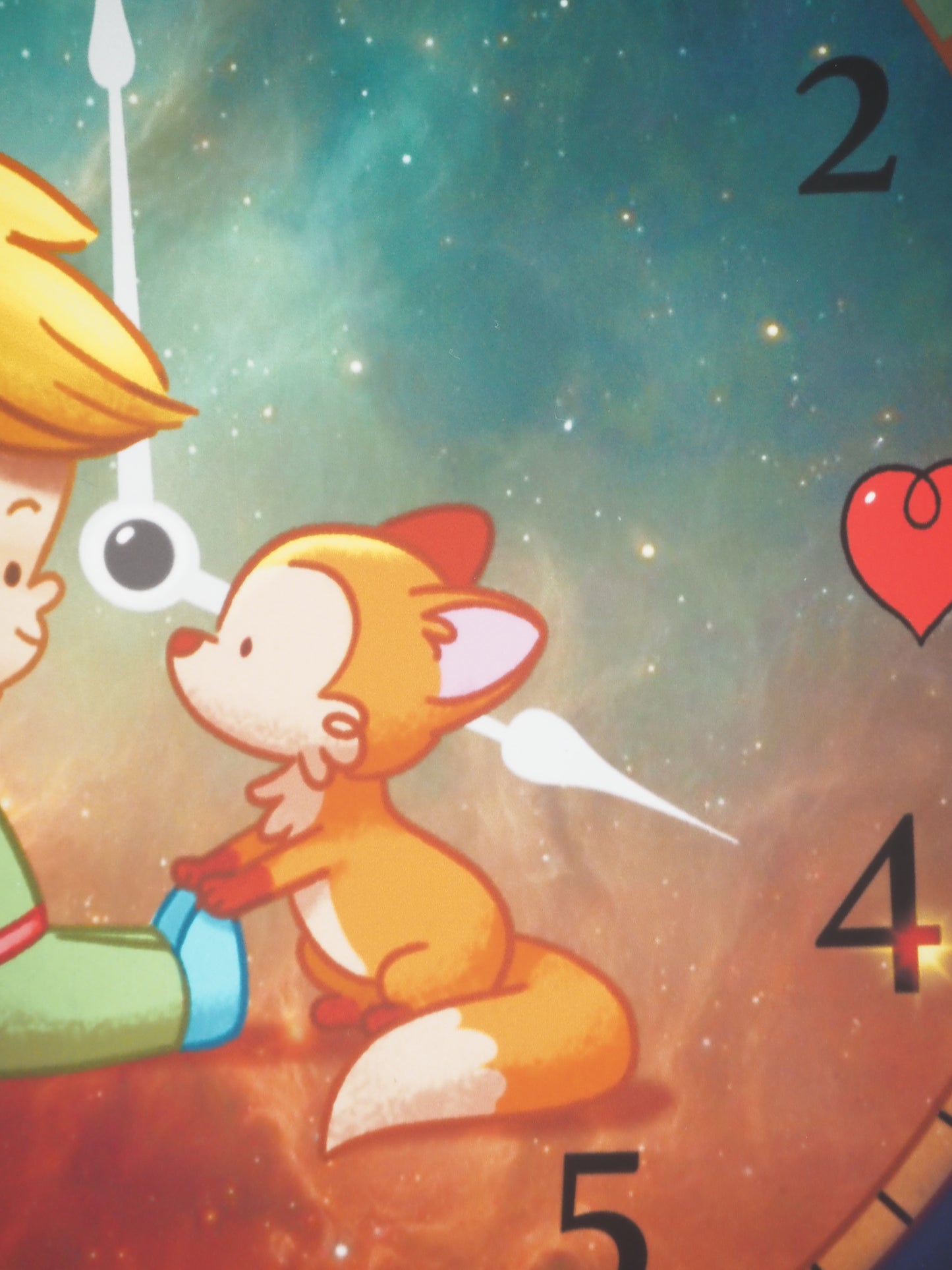 Antoine DE SAINT EXUPERY / Jordi NEF : L'horloge du Petit Prince - Lithographie